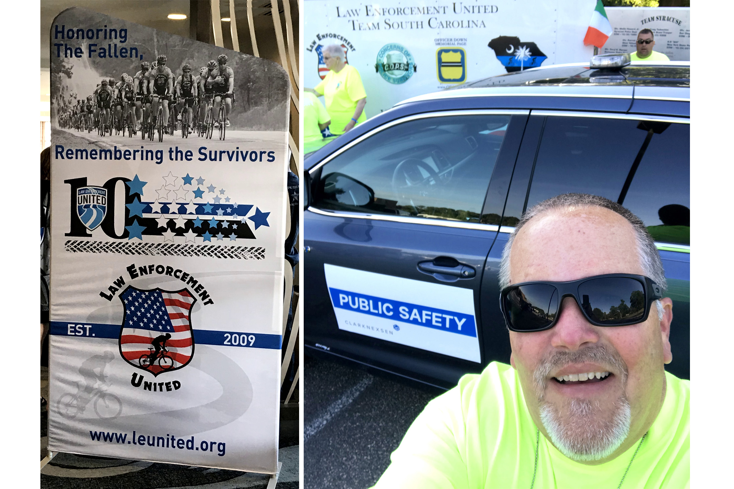 CN Public Safety's Dan Walker participated in the 2019 LEU Road to Hope.