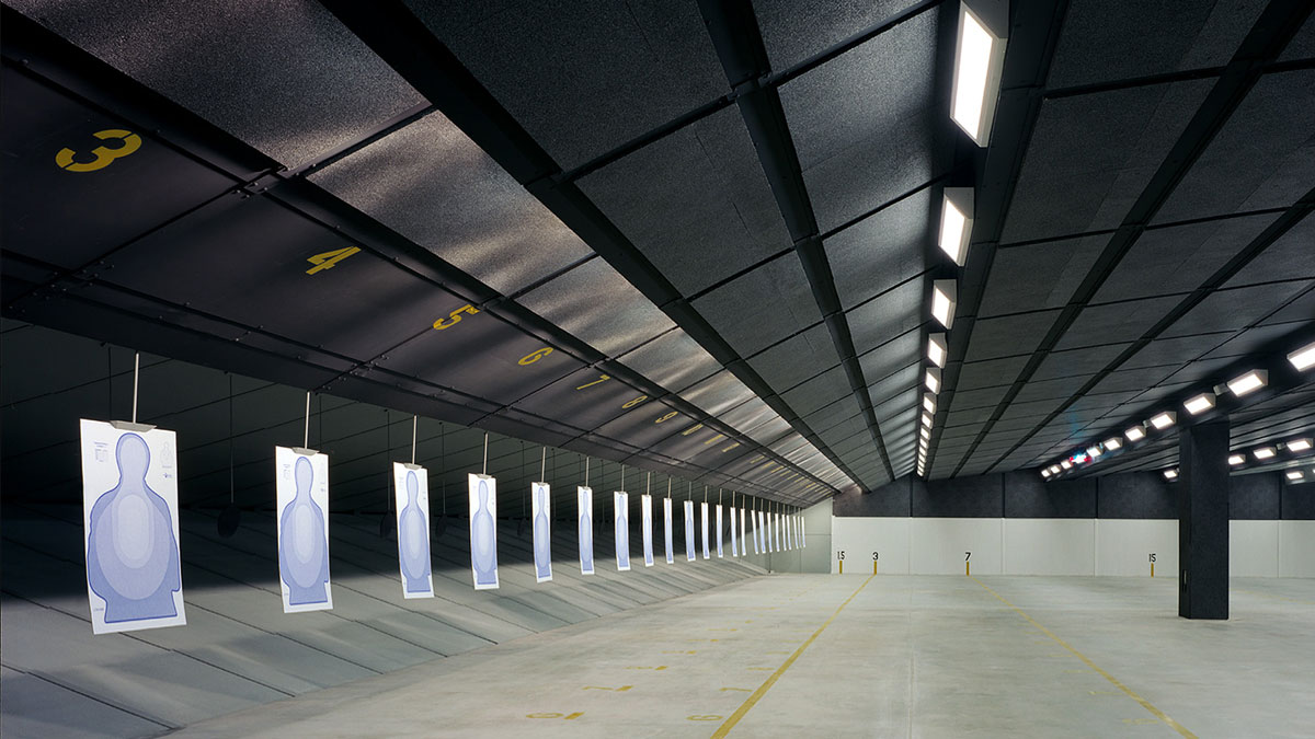 Clark Nexsen Public Safety and Shooting Sports firing range design